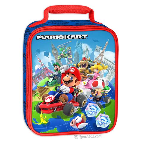 mario metal lunch box|super mario backpack and lunchbox.